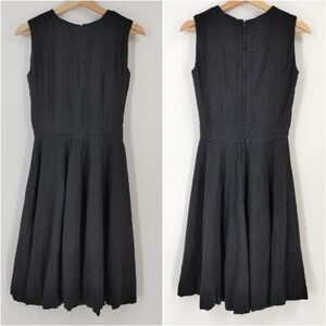 Donald Brooks I. Magnin & Co 1960s Vintage Flare Sleeveless Dress